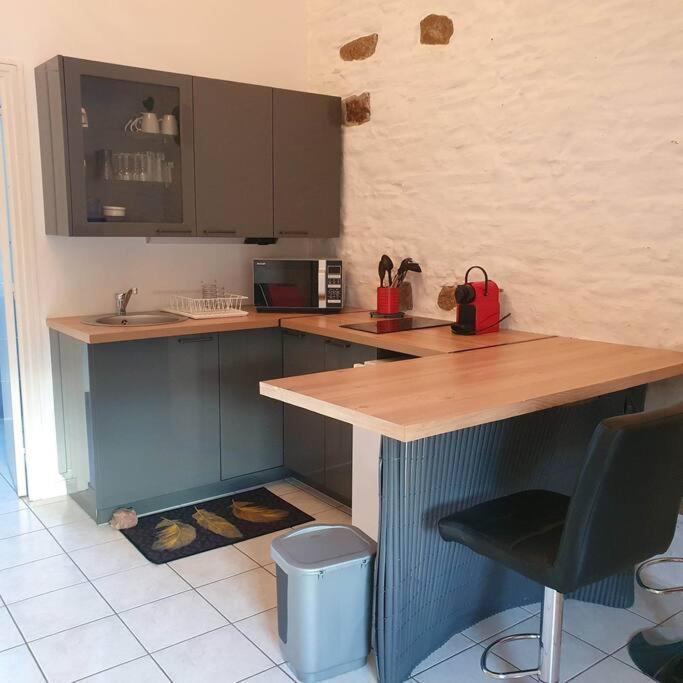 Studio Nid Cosy Avec Piscine Bonnemain Buitenkant foto