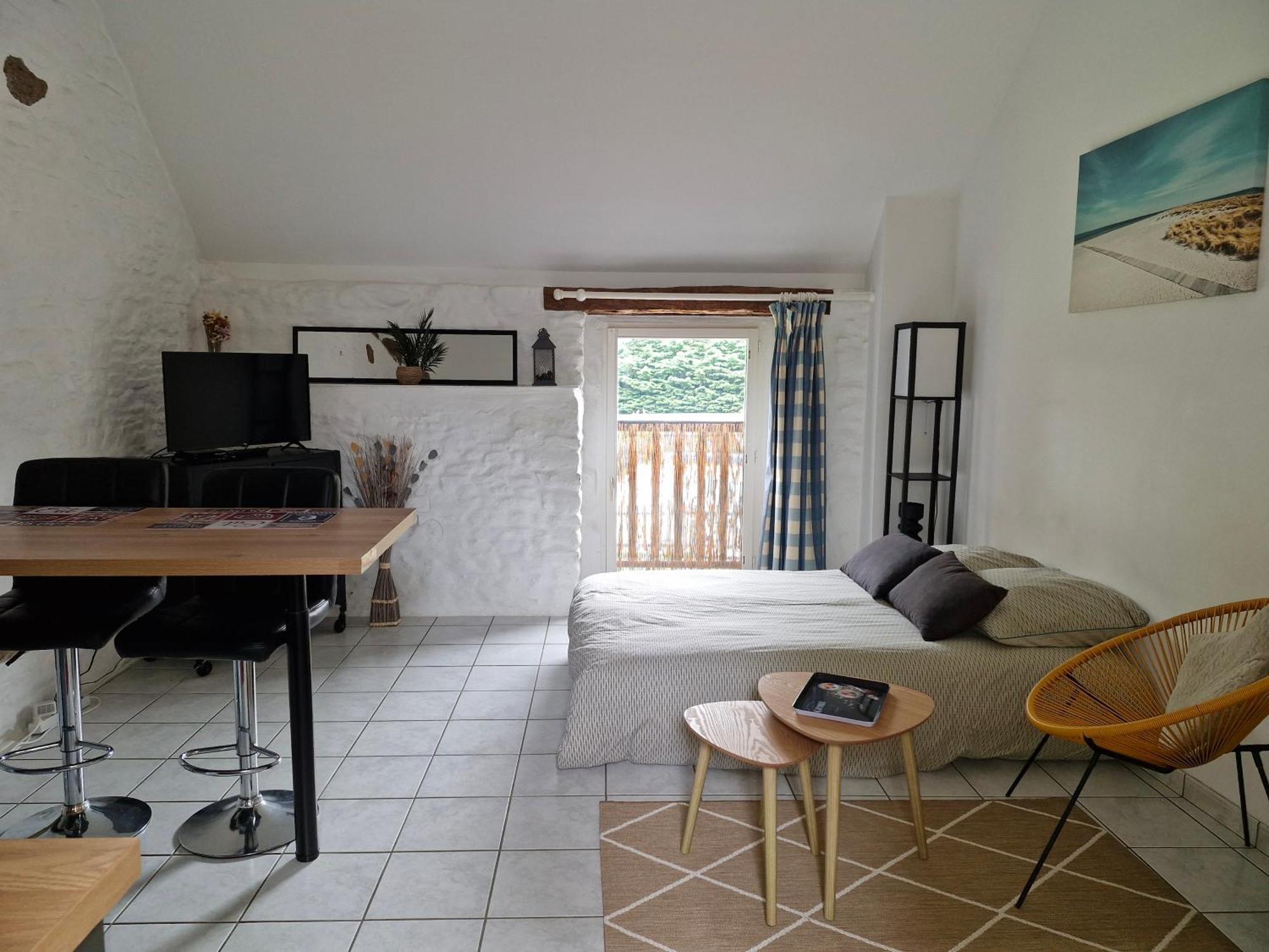 Studio Nid Cosy Avec Piscine Bonnemain Buitenkant foto